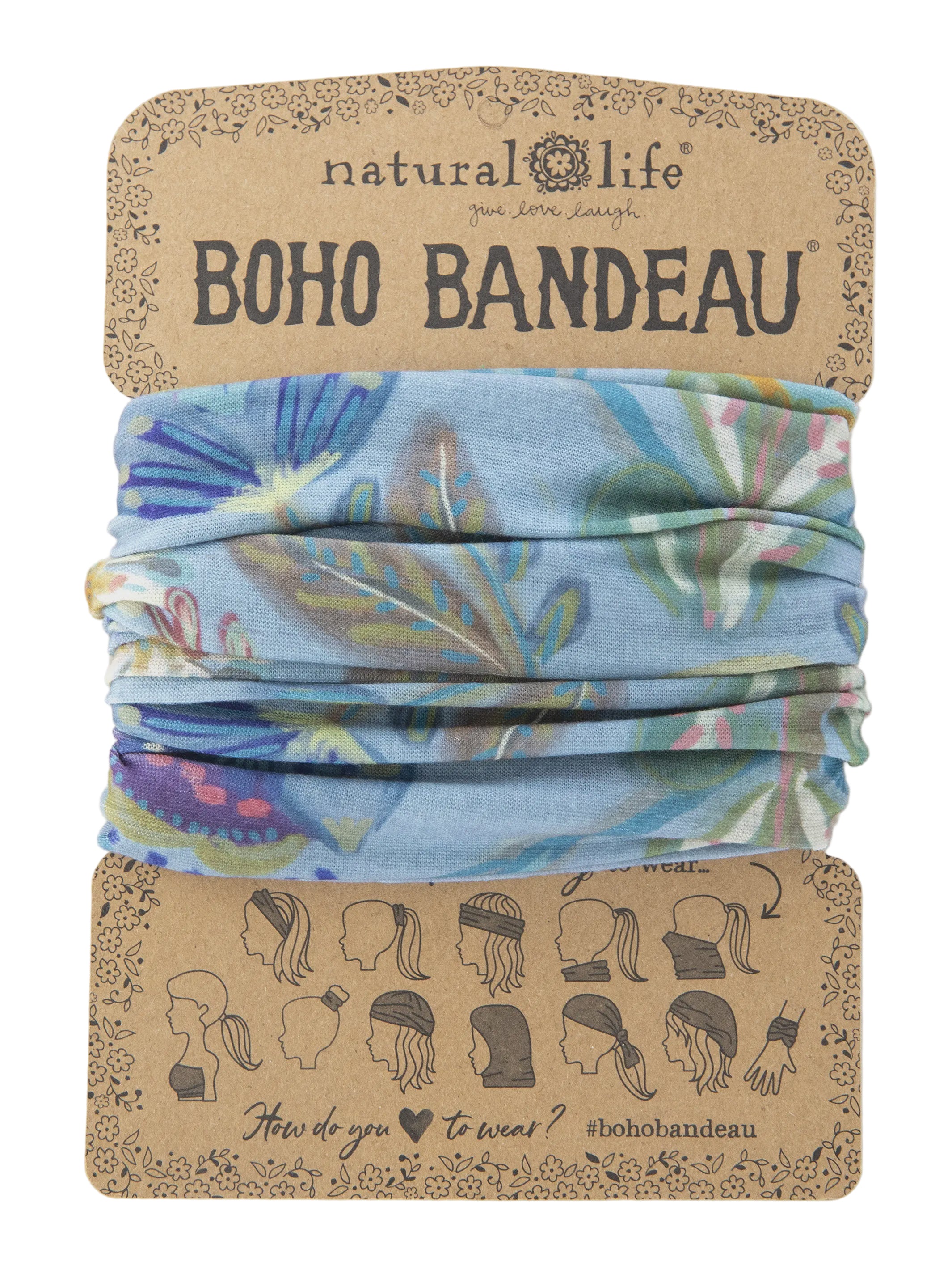 Boho Bandeau Mandala Folk Garden Bandeau Natural Life