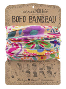 Boho Bandeau Rainbow Doodle Bandeau Natural Life