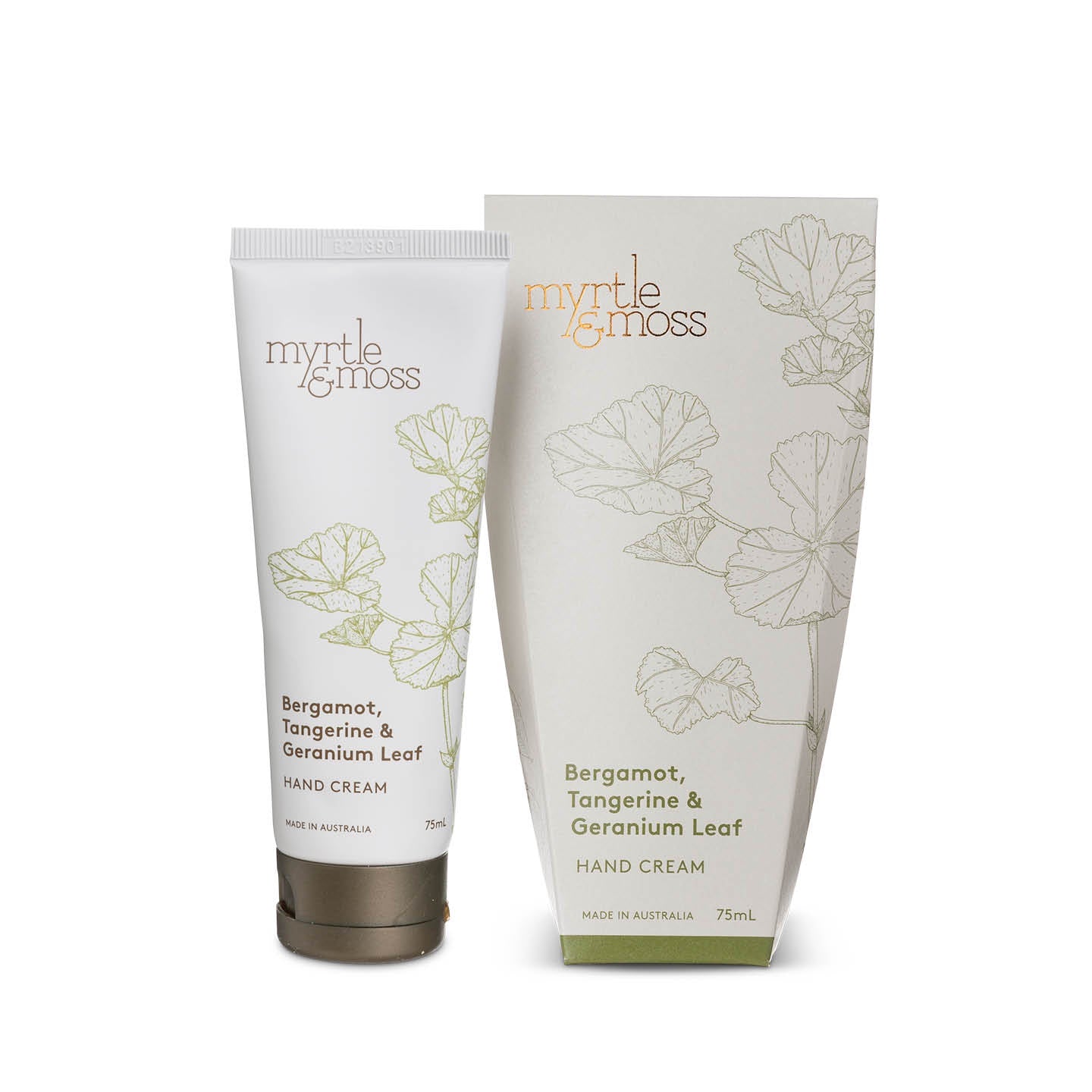 Hand Cream 75g Bergamot Rind, Tangerine And Geranium Leaf Body Myrtle & Moss
