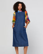 Fumi Dress Dark Denim Dresses Boom Shankar