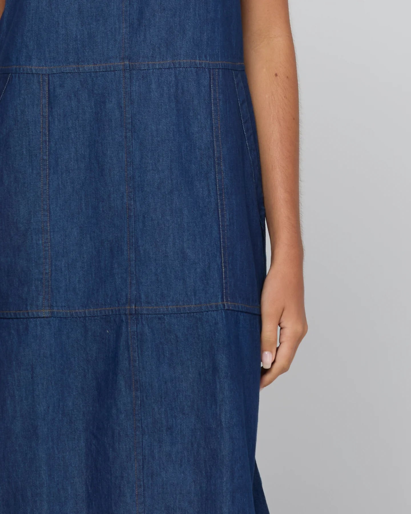 Fumi Dress Dark Denim Dresses Boom Shankar