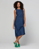 Fumi Dress Dark Denim Dresses Boom Shankar