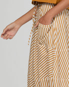 Guru Skirt Mustard Stripe Skirts Boom Shankar