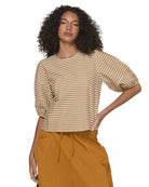 Ava Top Mustard Stripe Tops Boom Shankar 10