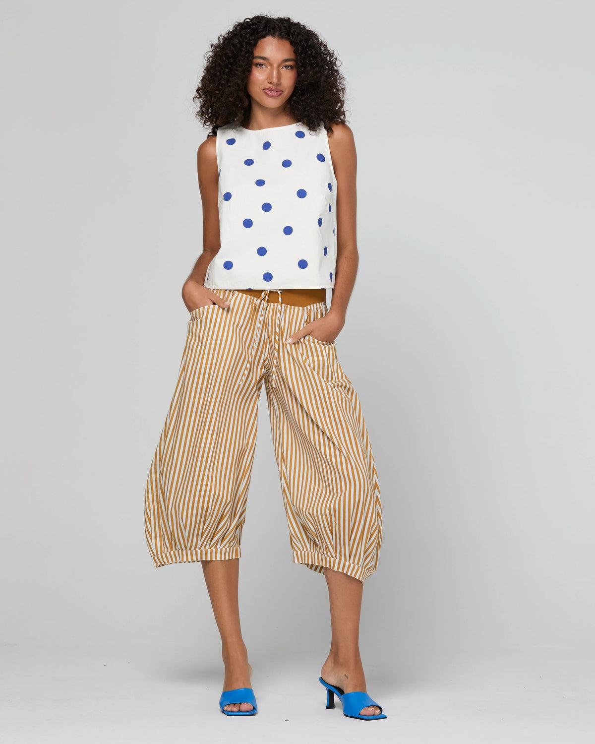 Guru Pant Mustard Stripe Bottoms Boom Shankar