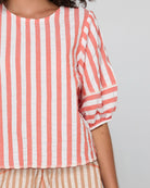 Ava Top Watermelon Stripe Tops Boom Shankar