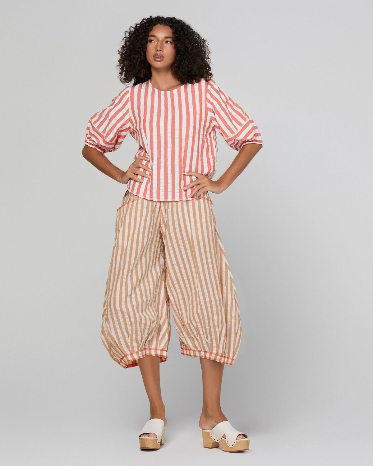 Ava Top Watermelon Stripe Tops Boom Shankar