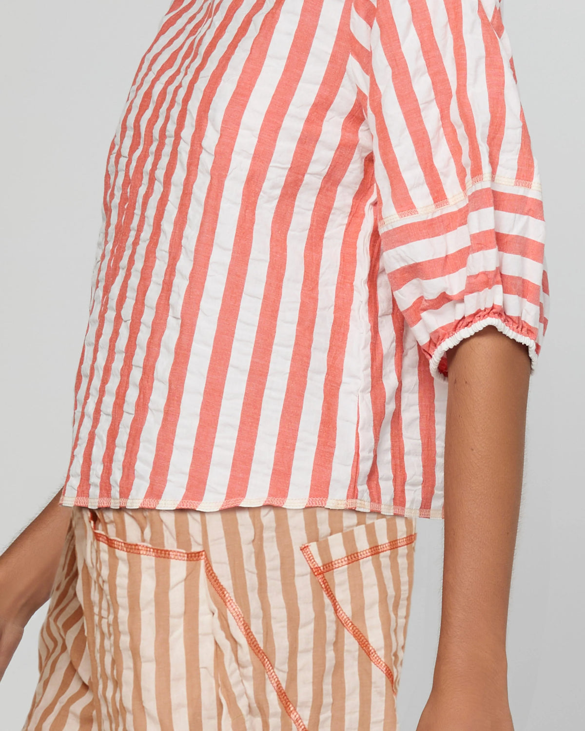 Ava Top Watermelon Stripe Tops Boom Shankar