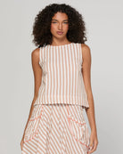 Hara Top Sandy Stripe Tops Boom Shankar