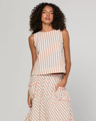 Hara Top Sandy Stripe Tops Boom Shankar