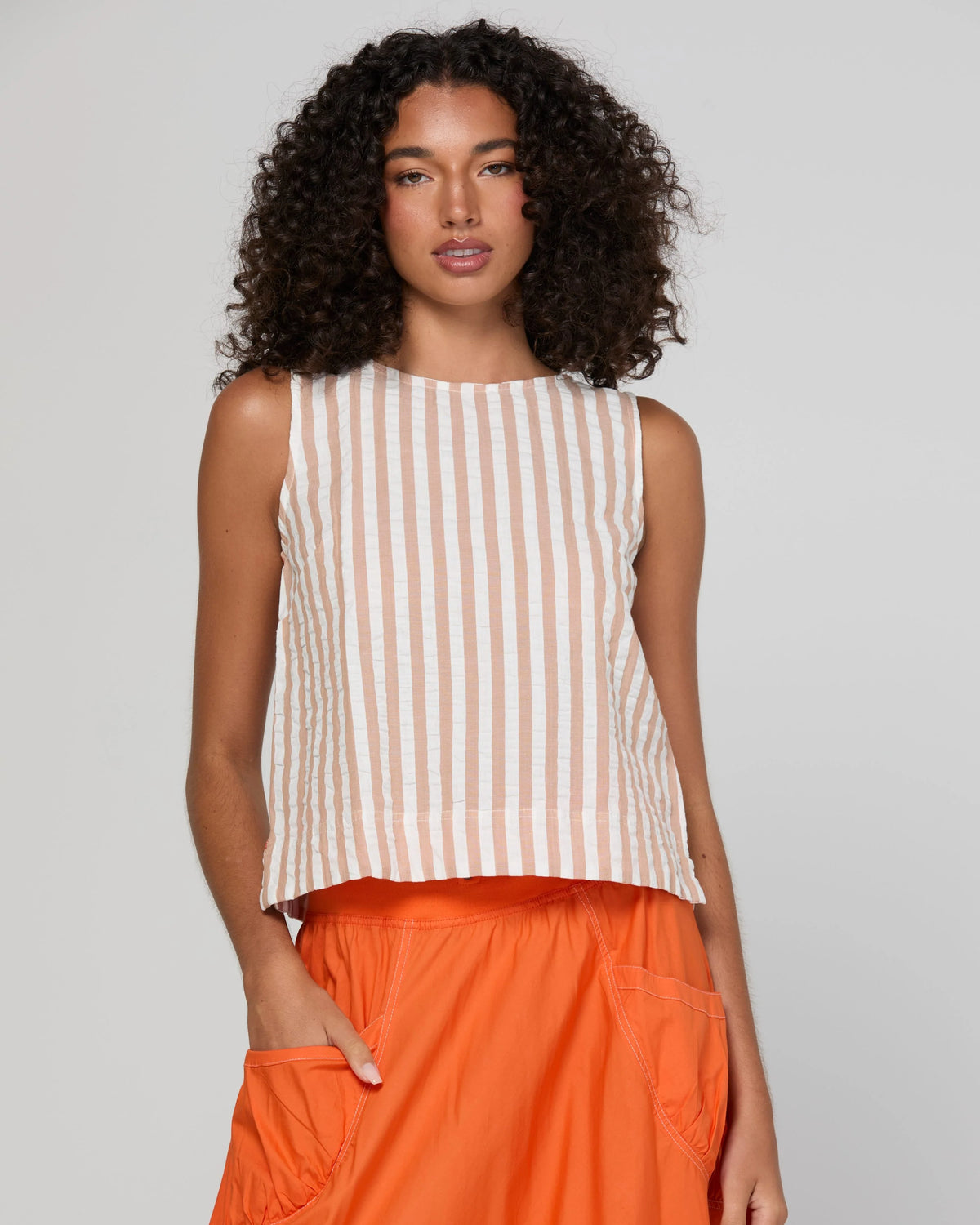 Hara Top Sandy Stripe Tops Boom Shankar