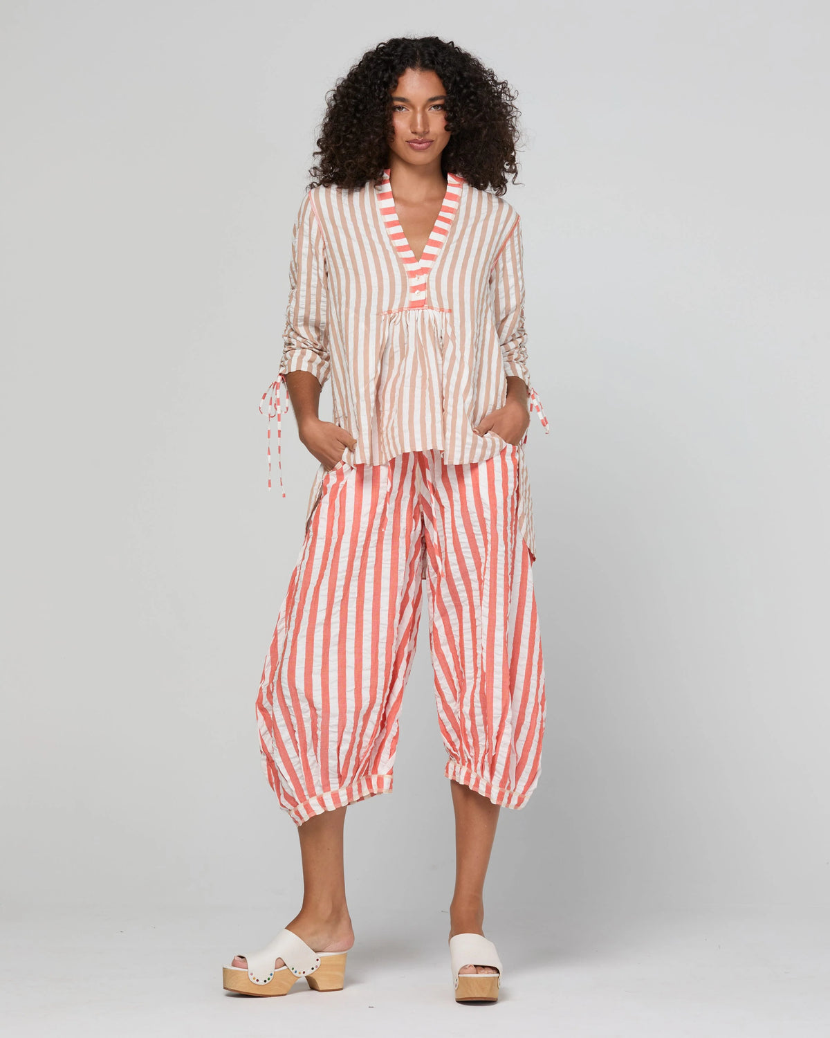Guru Pant Watermelon Stripe Bottoms Boom Shankar