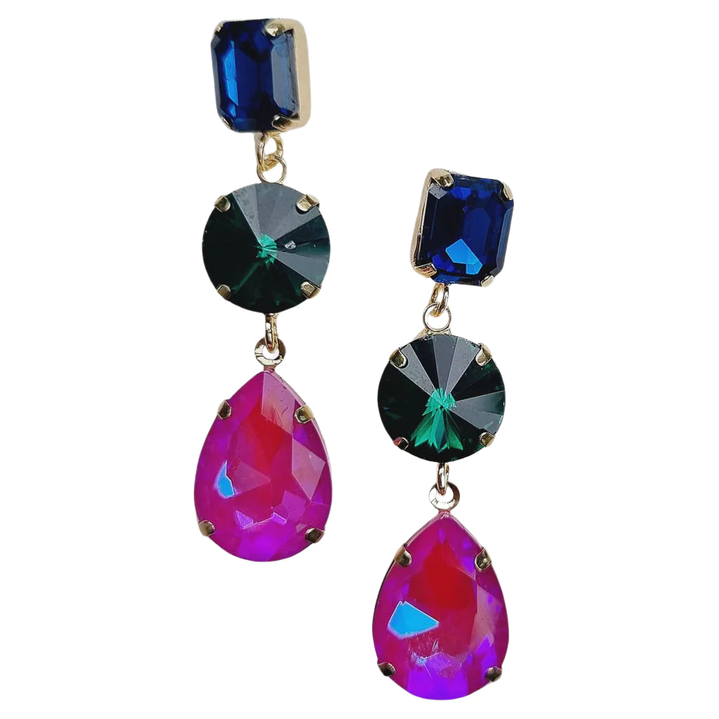 Carminia Gem Earring Multi Earrings Zoda