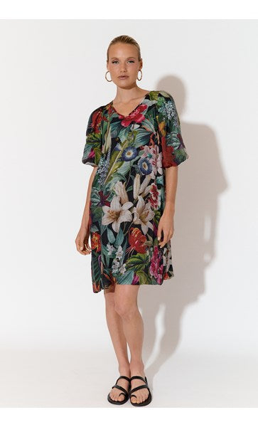 Bailee Floral Short Dress Dresses Adorne   