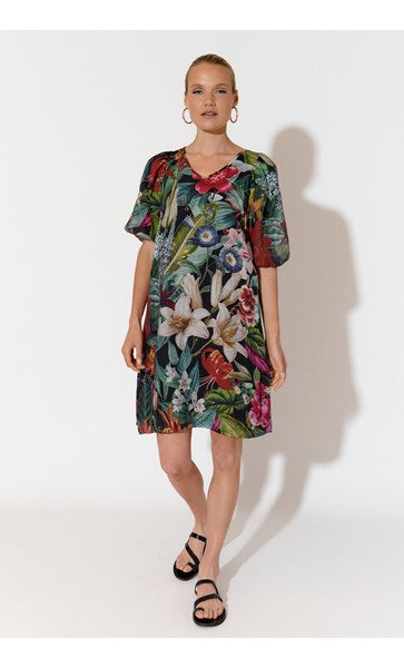 Bailee Floral Short Dress Dresses Adorne   