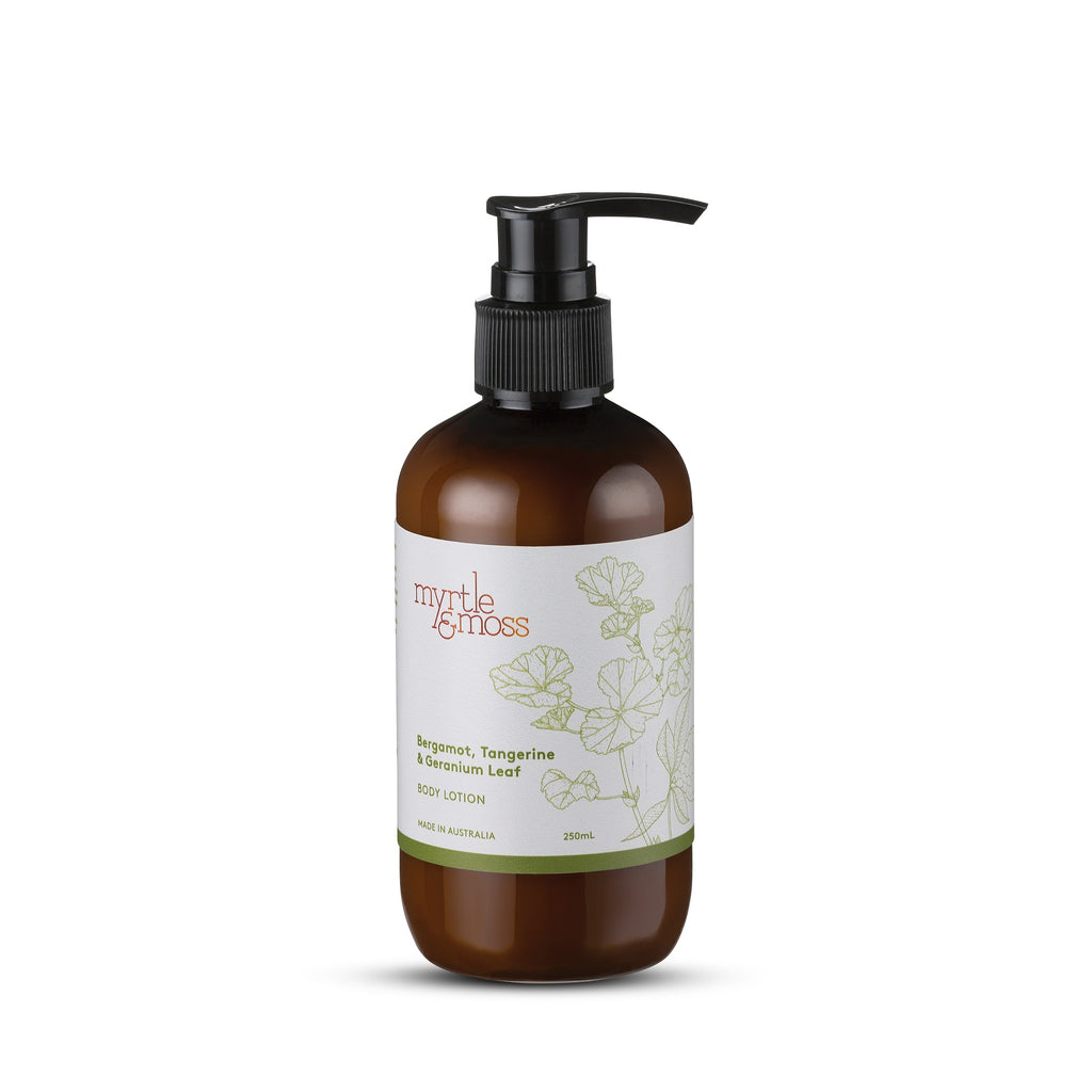 Body Lotion 250ml Bergamot Rind, Tangerine And Geranium Leaf Body Myrtle & Moss   