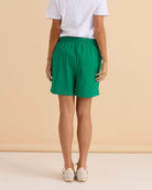 Vinni Relax Cotton Short Green Bottoms Betty Basics