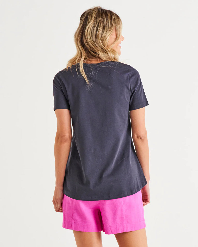 Luella Tee Coal Tops Betty Basics   