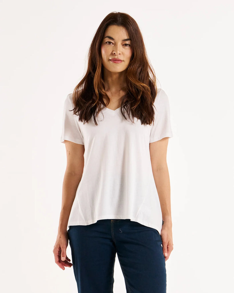 Luella Tee White Tops Betty Basics   