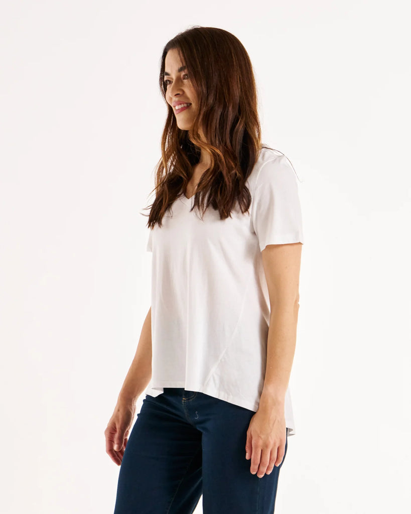 Luella Tee White Tops Betty Basics   