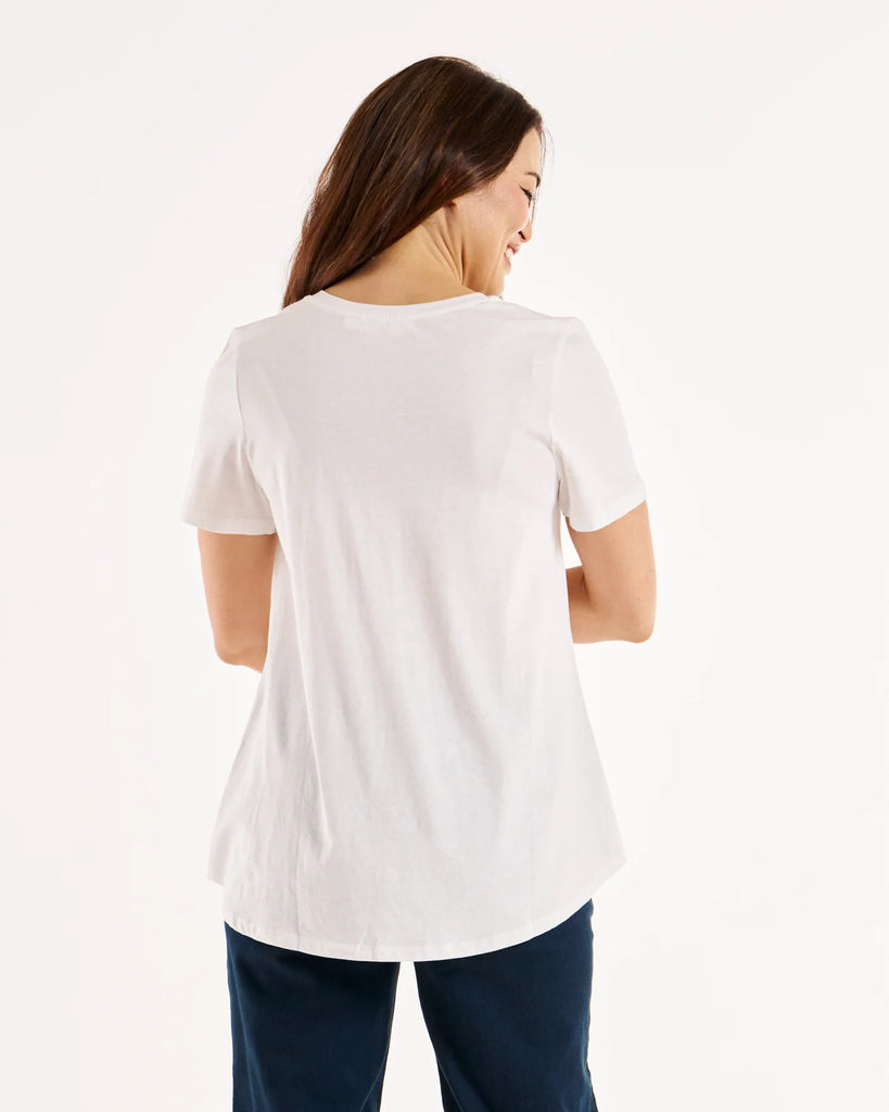 Luella Tee White Tops Betty Basics   