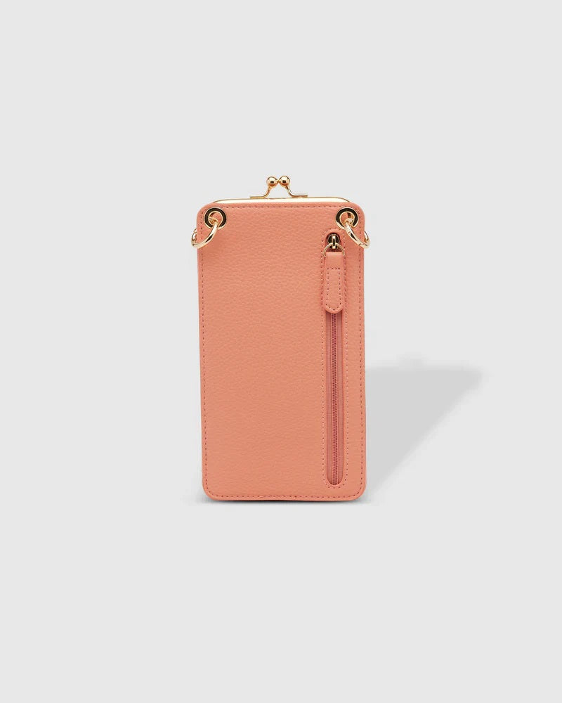 Billie Crossbody Phone Bag Peach Bags and Purses Louenhide   