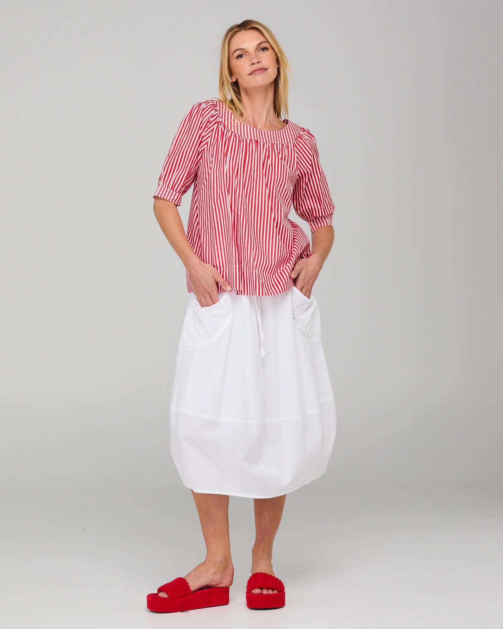 Bliss Top - Emilia Stripe Tops Boom Shankar