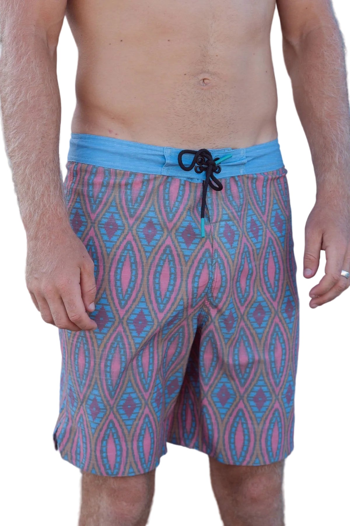 Blue Eyes Red Lips Boardies Mens Shorts Mens Bottoms Skumi S(30-32)