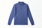 Classic Men Long Sleeve Polo Blue Mens Tops Tusk and Roo