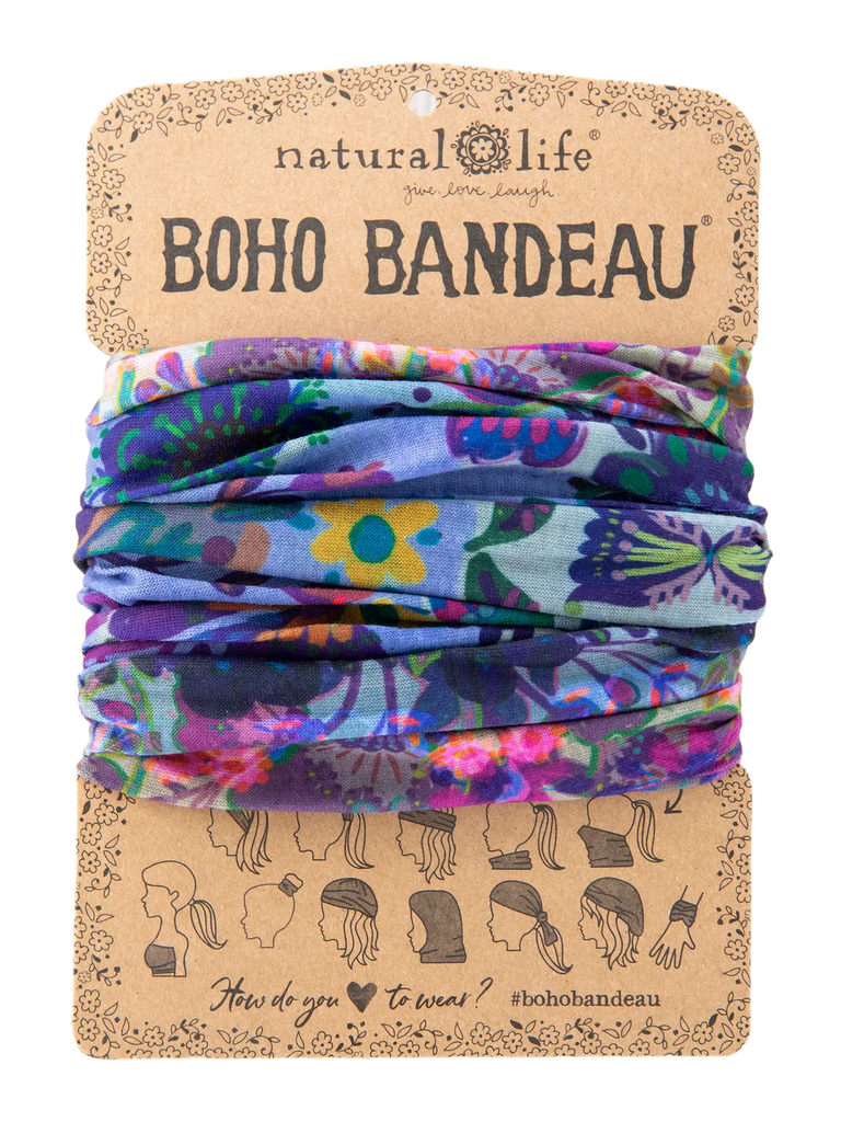 Boho Bandeau Border Folk Garden Bandeau Natural Life   