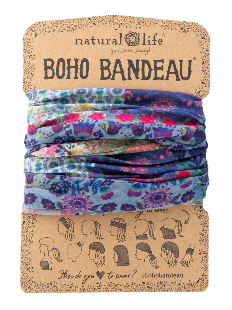 Boho Bandeau Mandala Borders Patchwork Bandeau Natural Life   