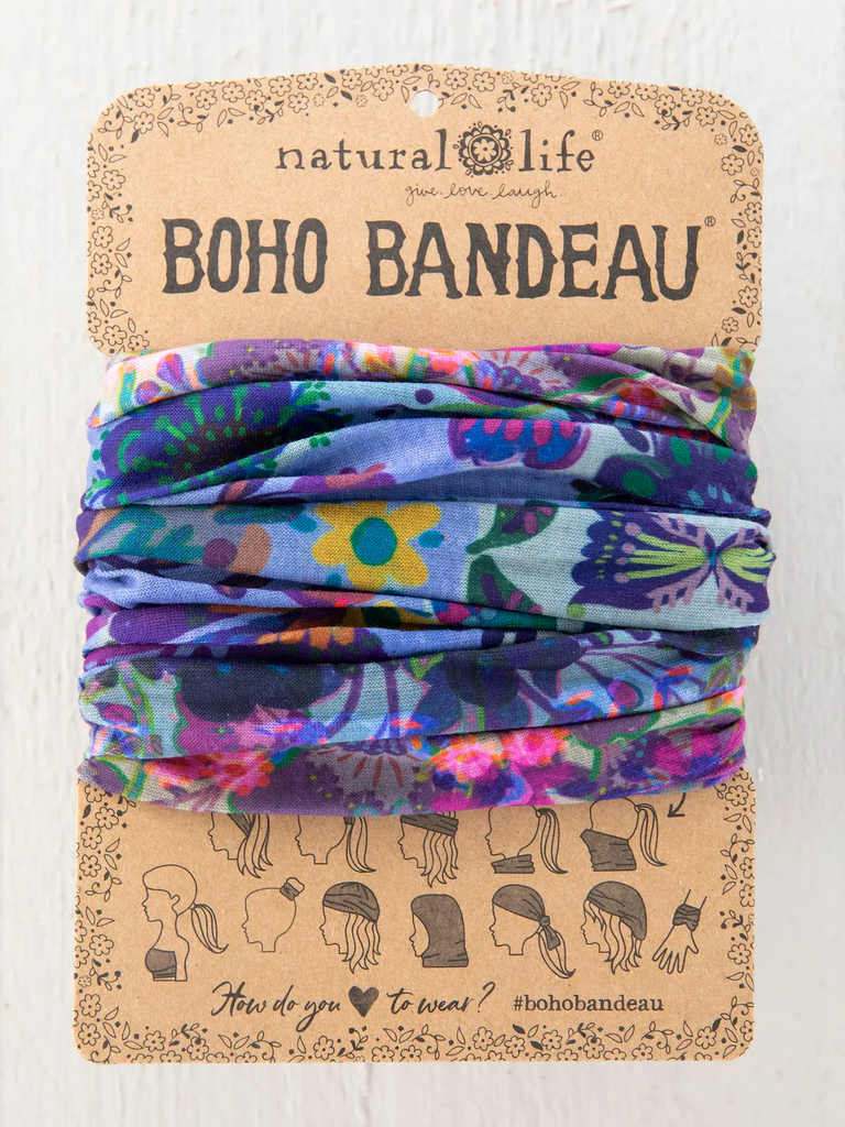 Boho Bandeau Border Folk Garden Bandeau Natural Life   