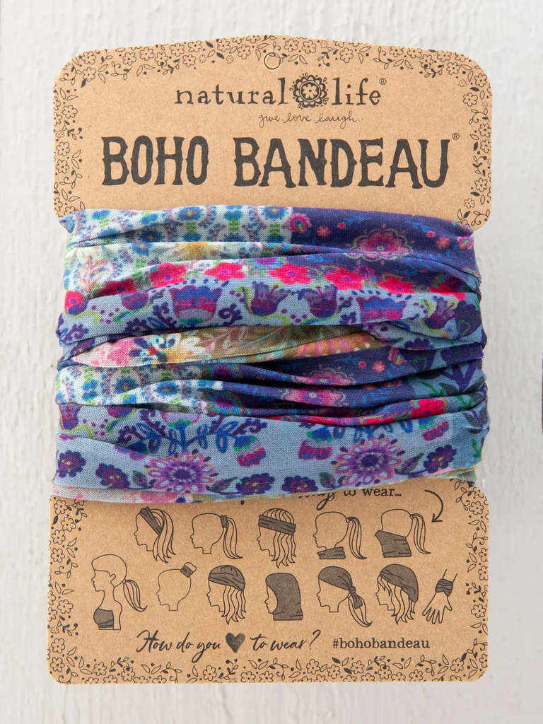 Boho Bandeau Mandala Borders Patchwork Bandeau Natural Life   