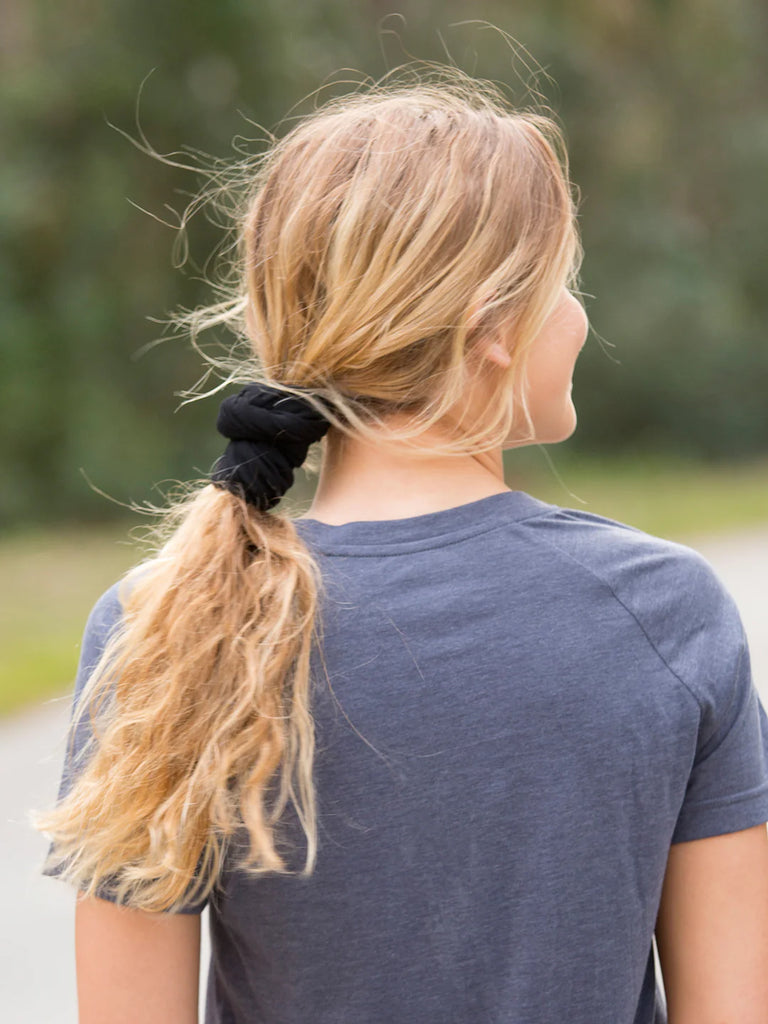 Boho Bandeau Solid Black Bandeau Natural Life   