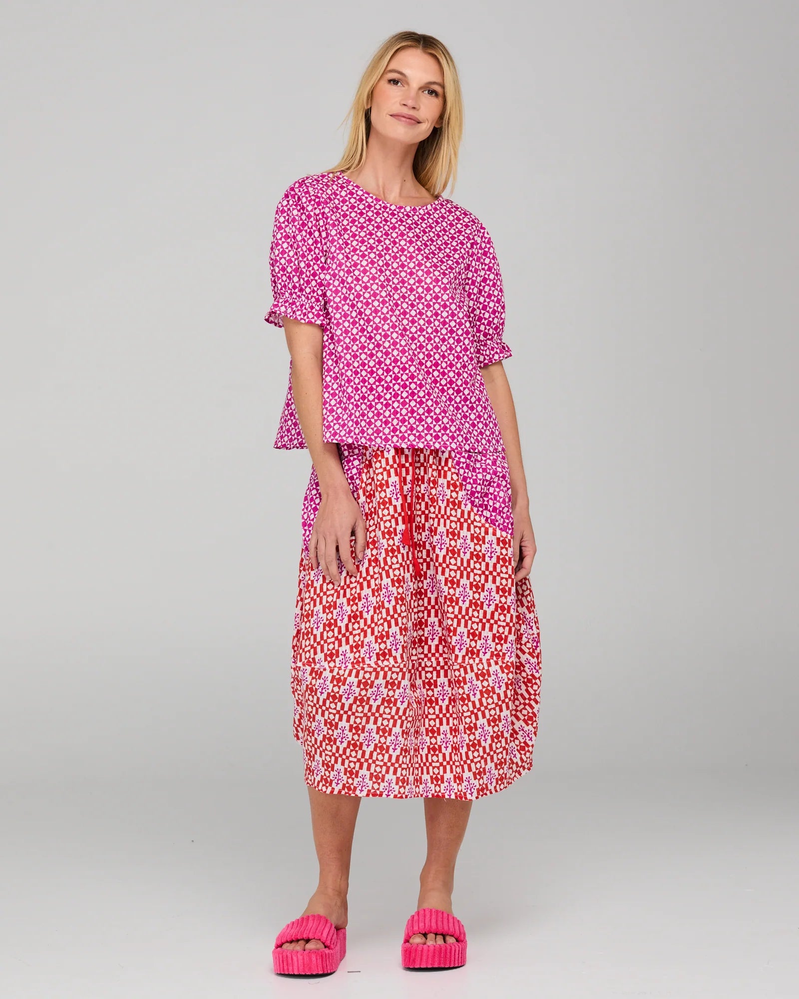 Guru Skirt Spliced Naples Skirts Boom Shankar