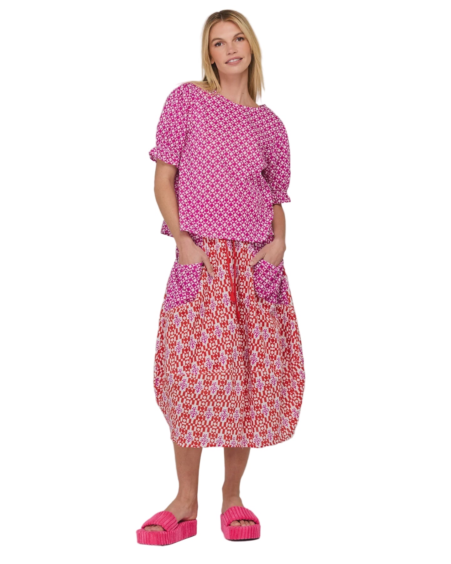 Guru Skirt Spliced Naples Skirts Boom Shankar XS(6-8)