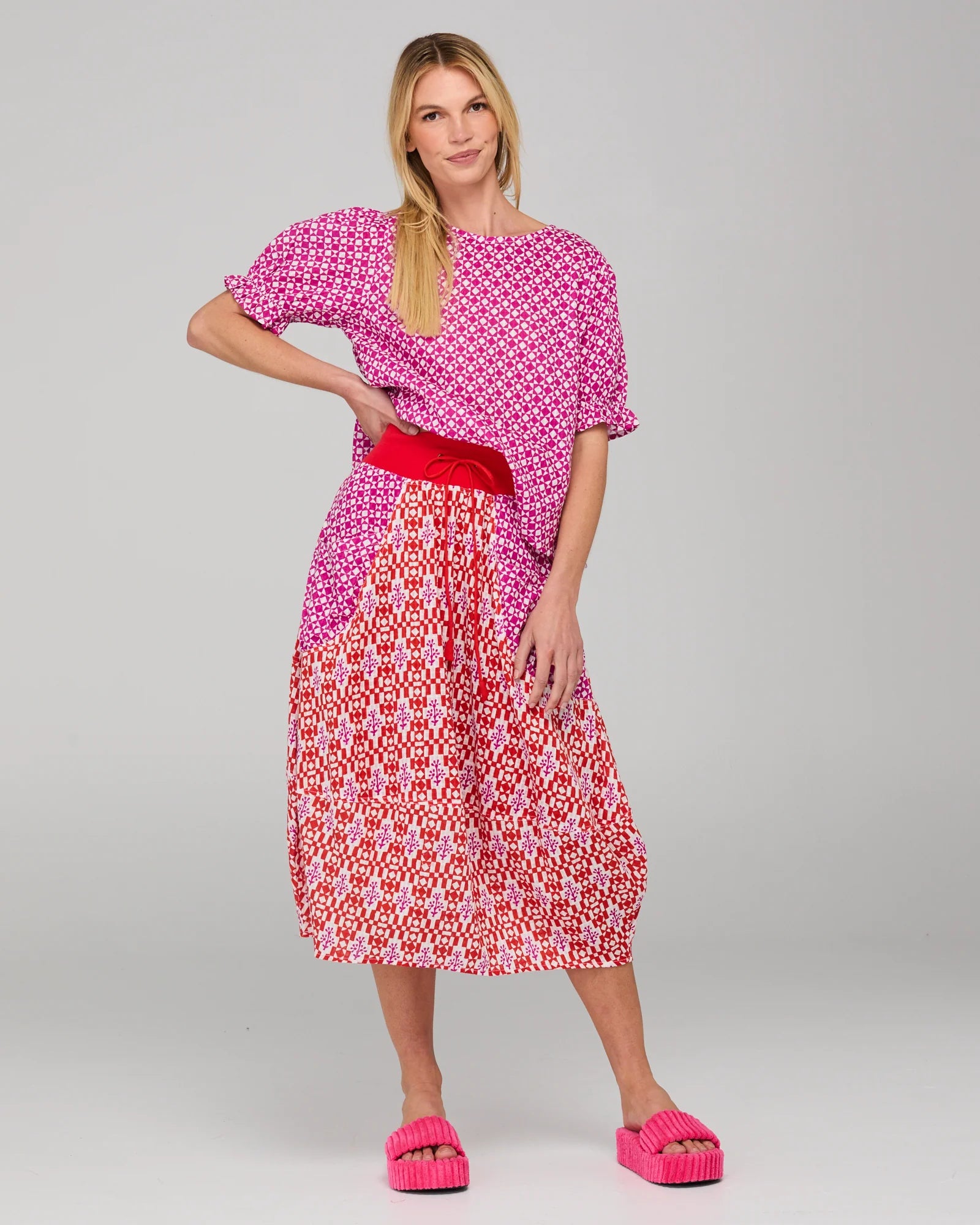 Guru Skirt Spliced Naples Skirts Boom Shankar