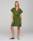 Livy Dress Khaki Dresses Boom Shankar