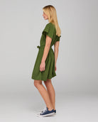 Livy Dress Khaki Dresses Boom Shankar
