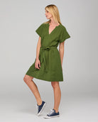 Livy Dress Khaki Dresses Boom Shankar