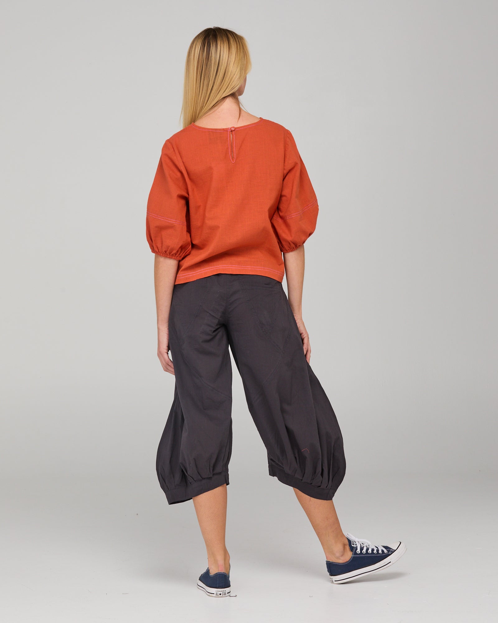 Ava Top Burnt Orange Tops Boom Shankar