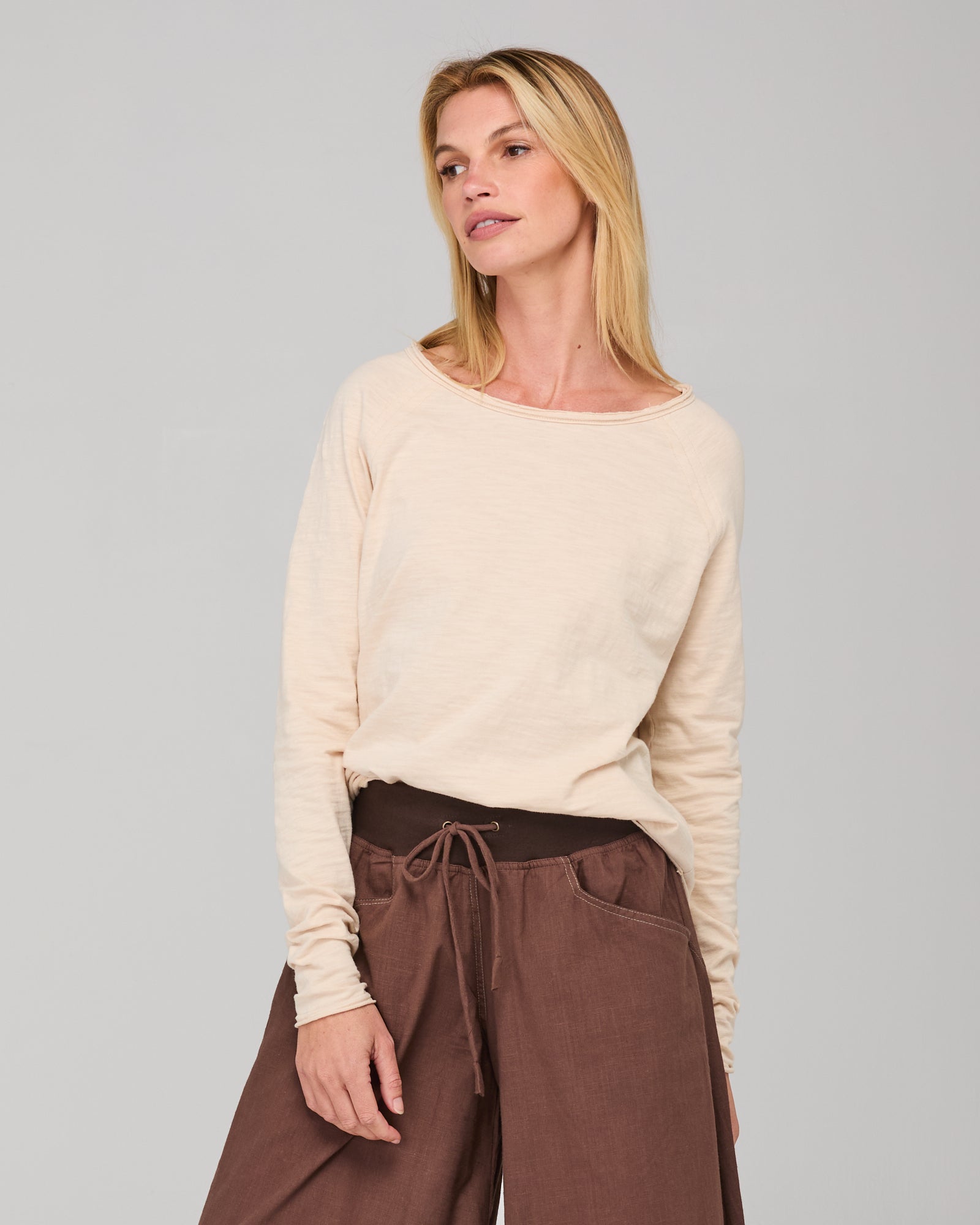 Guru Pant Dark Taupe Bottoms Boom Shankar