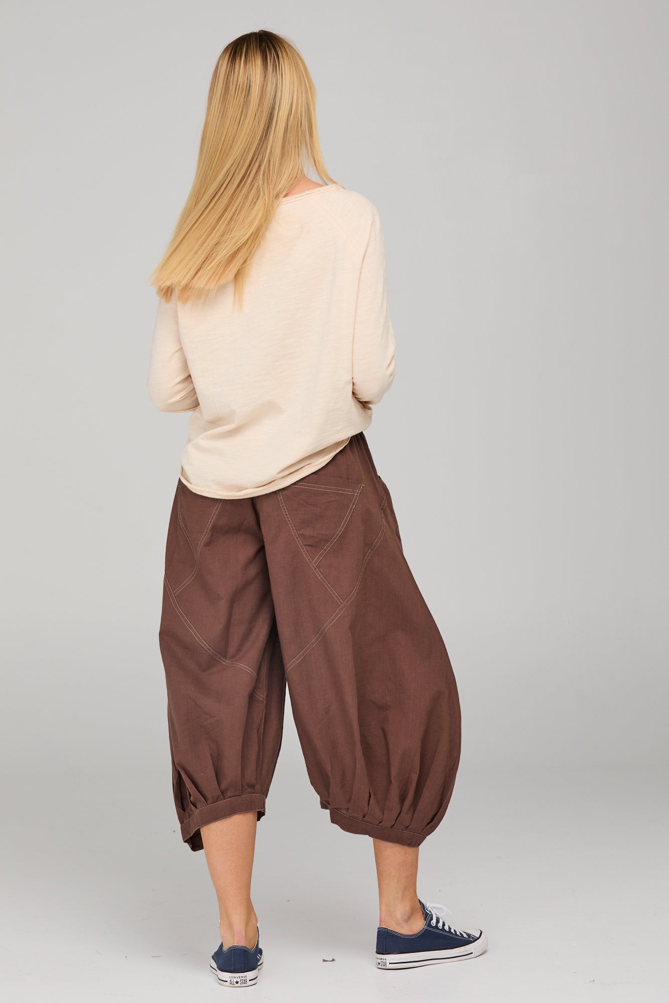 Guru Pant Dark Taupe Bottoms Boom Shankar