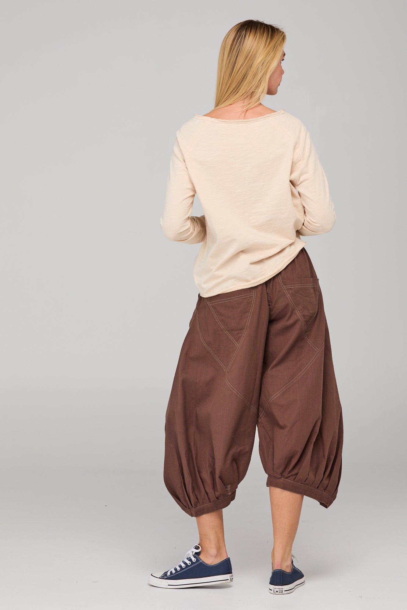 Guru Pant Dark Taupe Bottoms Boom Shankar