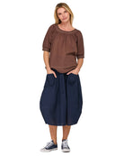 Bliss Top Dark Taupe Tops Boom Shankar XS(6- 8)