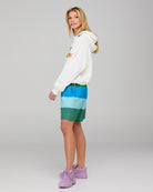 Meeko Embroidered Jumper - White Multi Tops McMurtrie Illustrations