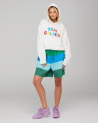 Meeko Embroidered Jumper - White Multi Tops McMurtrie Illustrations