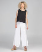 Jedda Linen Pant White Bottoms Boom Shankar