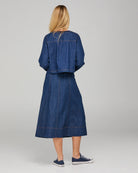 Fumiko Skirt Dark Denim Skirts Boom Shankar