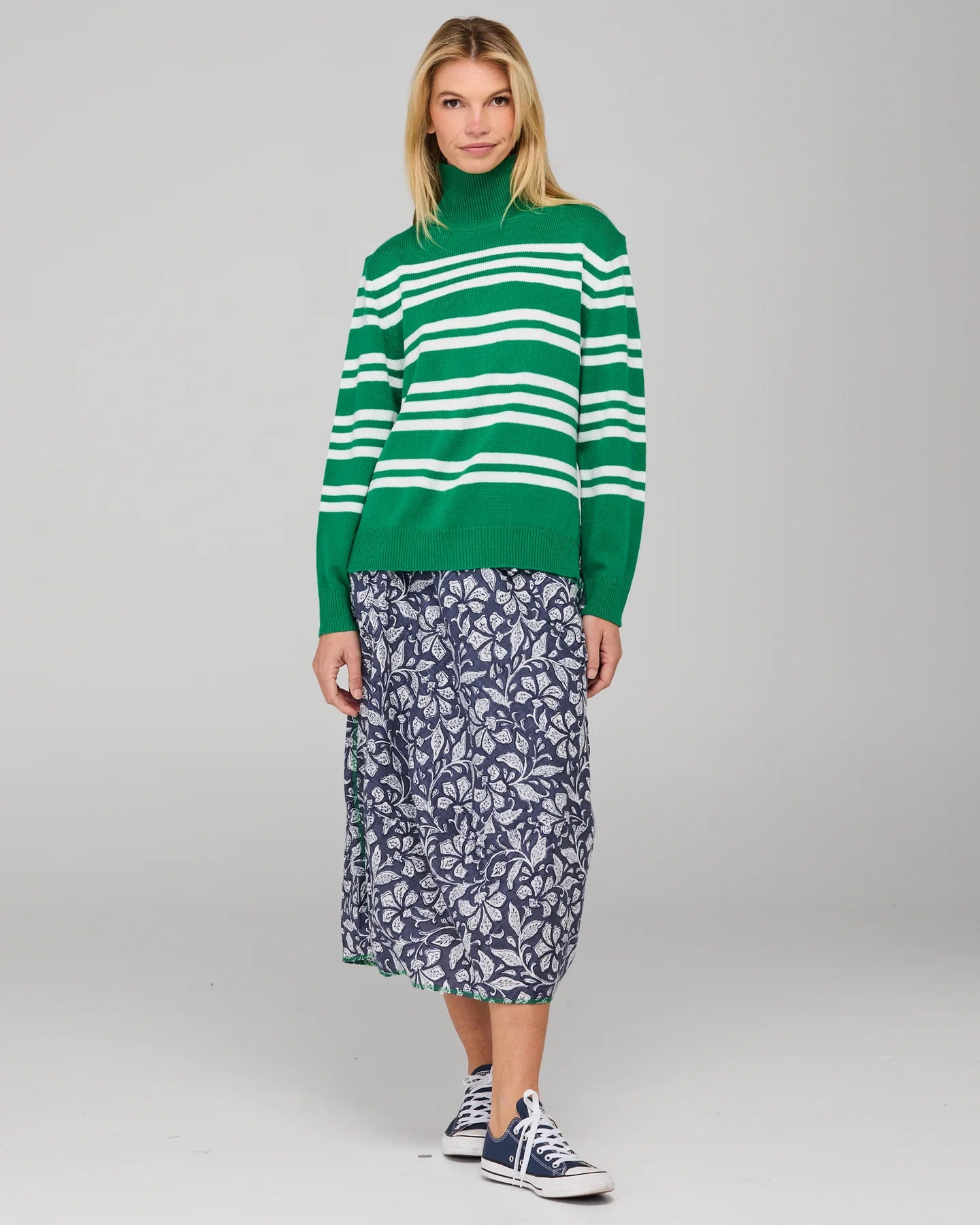 Guru Skirt Izumi Navy Skirts Boom Shankar